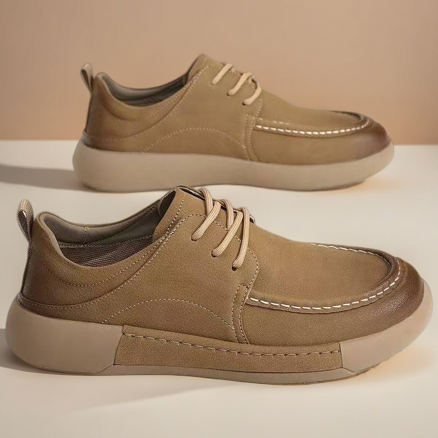 Formal Men Daily Wear Shoes - 幅広のメンズビジネスシューズ、レザーアッパー、カジュアルフォーマル、滑り止め、快適なデザイン、足の大きい方にも、日常の仕事着用に最適