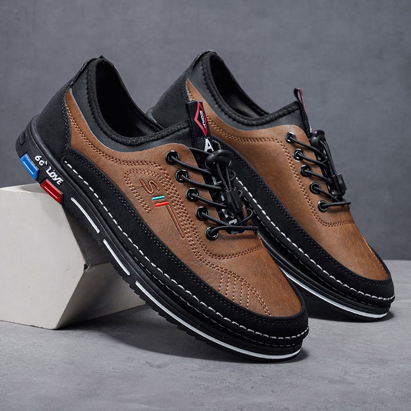 Formal Men Daily Wear Shoes - ヴィンテージメンズフォーマルシューズ、快適な布地裏地、軽量で耐摩耗性、宴会やビジネスカジュアルウェアに最適