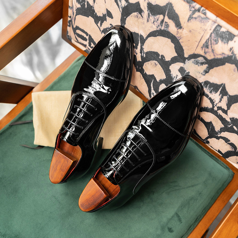 Men'S Style Formal Wear - メンズビジネスフォーマルウェア ブリティッシュスタイル オックスフォード 三連革靴 レッドソール