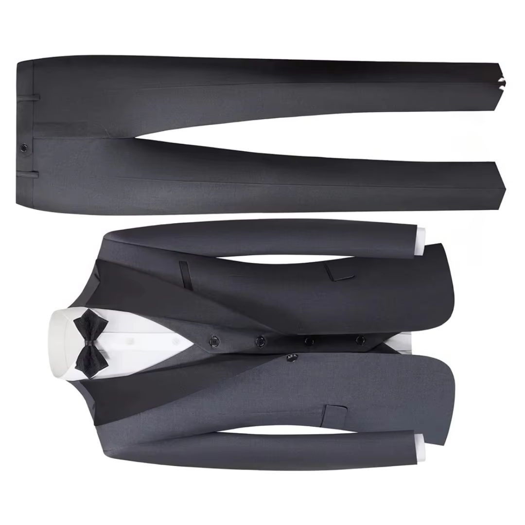 Men'S Formal Wear Not Suit - メンズ3ピースタキシードスーツセット、無地、ピークドラペルブレザージャケット、ベストとパンツ付き、ディナー、プロム、結婚式、フォーマルウェアに最適