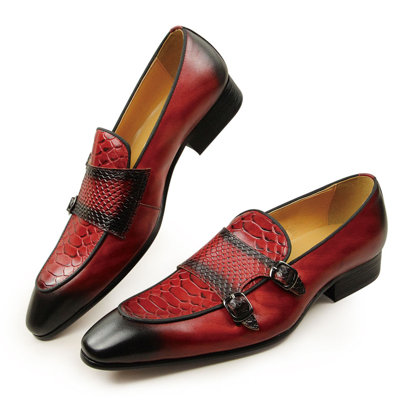 Men Formal Wear Shoes - 男性用の先のとがったつま先とクロコダイルプリントのレザーモカシン,クラシックでカジュアルな結婚式の靴,豪華な革の靴,ギフト,新しい夏のコレクション