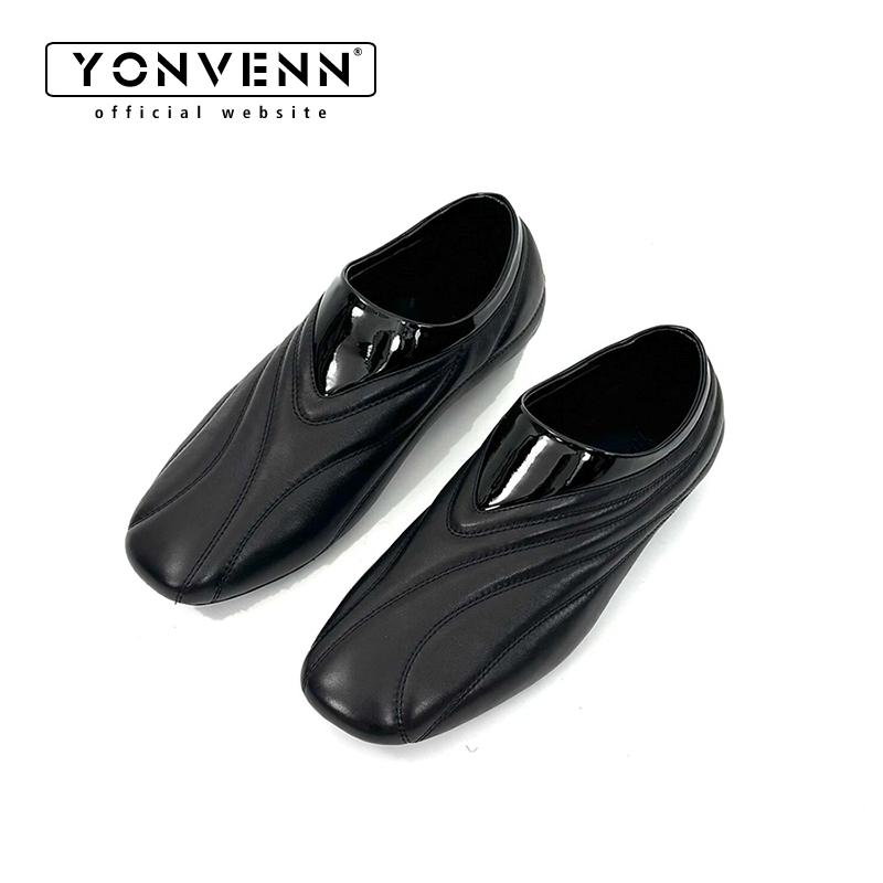 Formal Men Daily Wear Shoes - メンズスポーツ＆レジャー用ニューレトロドイツ製トレーニングシューズ、フォーマルウェア用ブリティッシュローファー、黒の光沢のあるミニマリストレザーシューズ