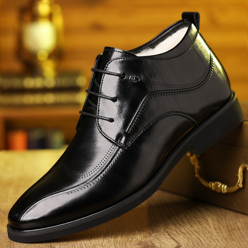 Men'S Style Formal Wear - 男性用レザーシューズ,ベルベット,フォーマルウェア,ビジネス,中年および高齢者向け,英国スタイル,カジュアル,コットン,冬