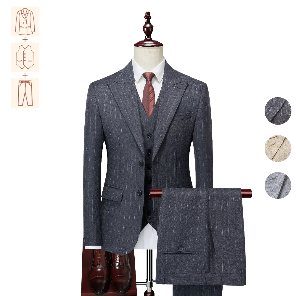 Men Formal Wear Wedding - 2025 筋肉質新郎スーツ US サイズ 3D テーラード