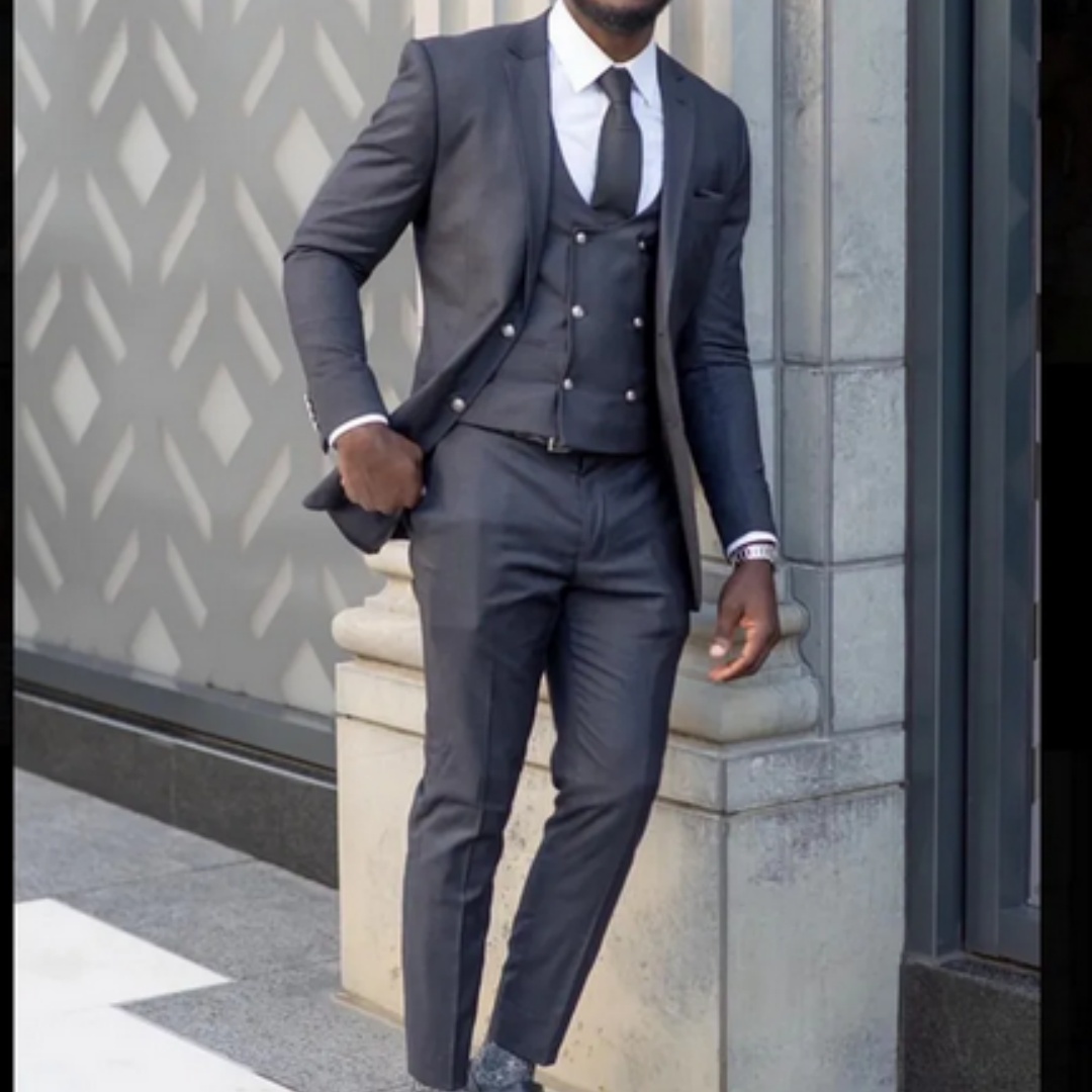 メンズ3ピースウェディングタキシードスーツ、オーダーメイド新 - Men'S Formal Wear Not Suit のレビューと価格