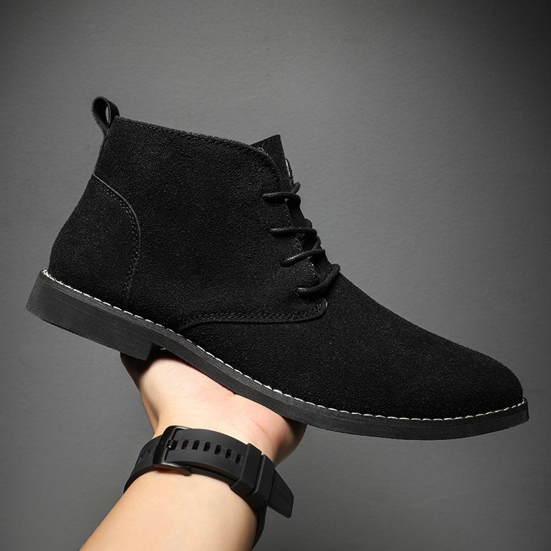 英国風ブラウンチェルシーブーツ メンズ ハイカットドレスシュ - Men Formal Wear Shoes のレビューと価格