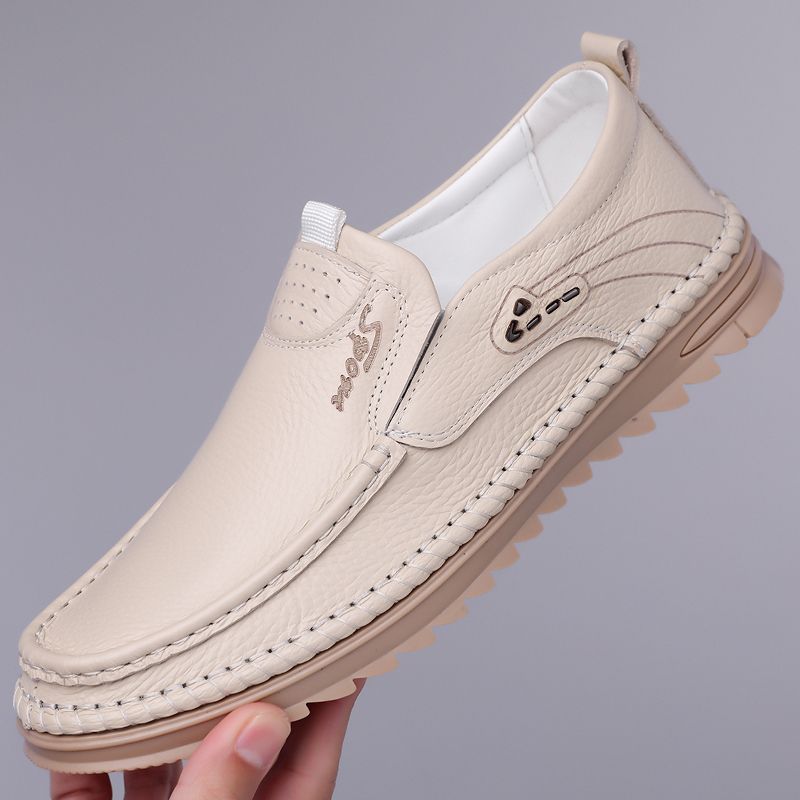 本革牛革製ビジネスカジュアルレザーシューズ メンズファッショ - Formal Men Daily Wear Shoes のレビューと価格