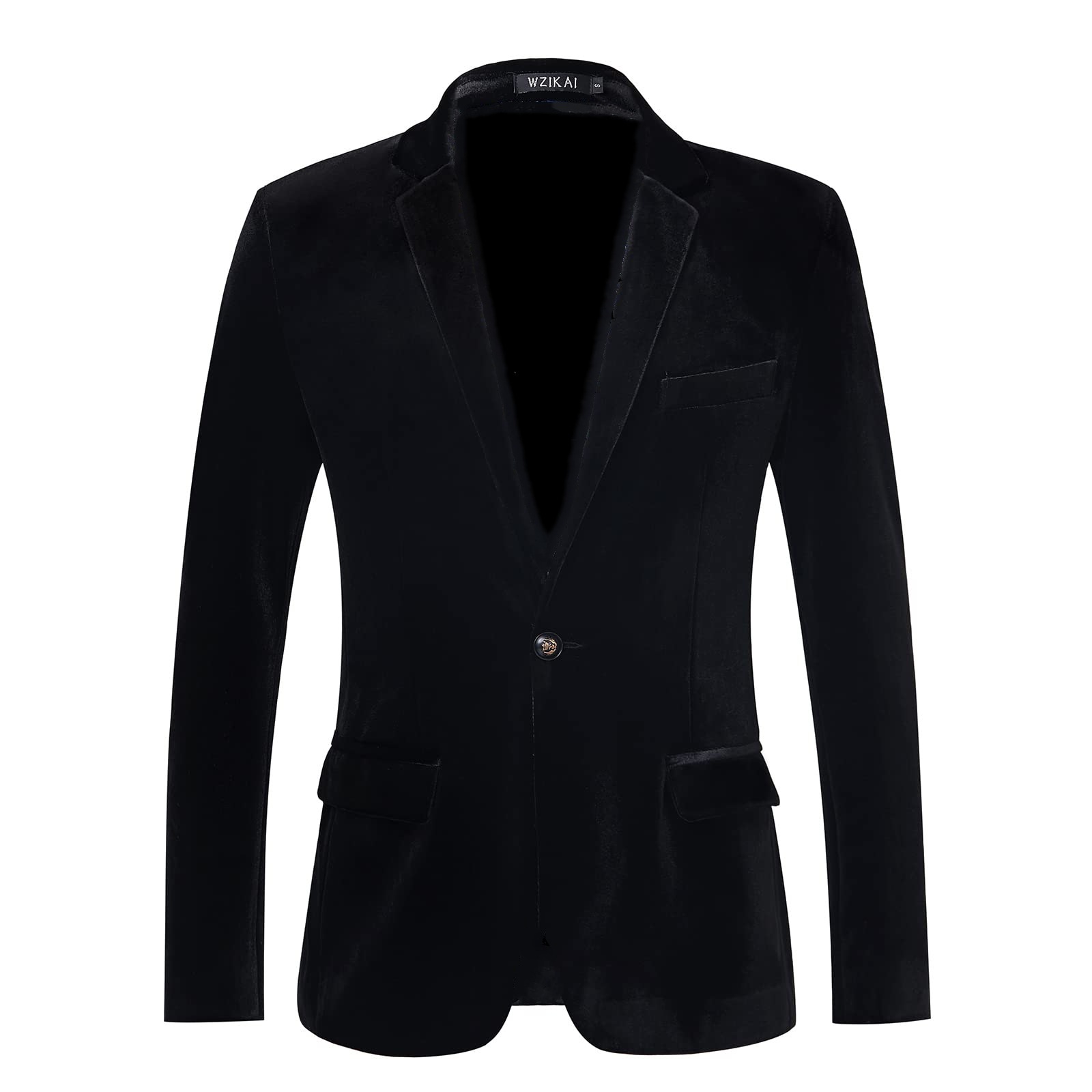 メンズスリムフィットベルベットブレザージャケット、ユースフォ - Men'S Style Formal Wear のレビューと価格