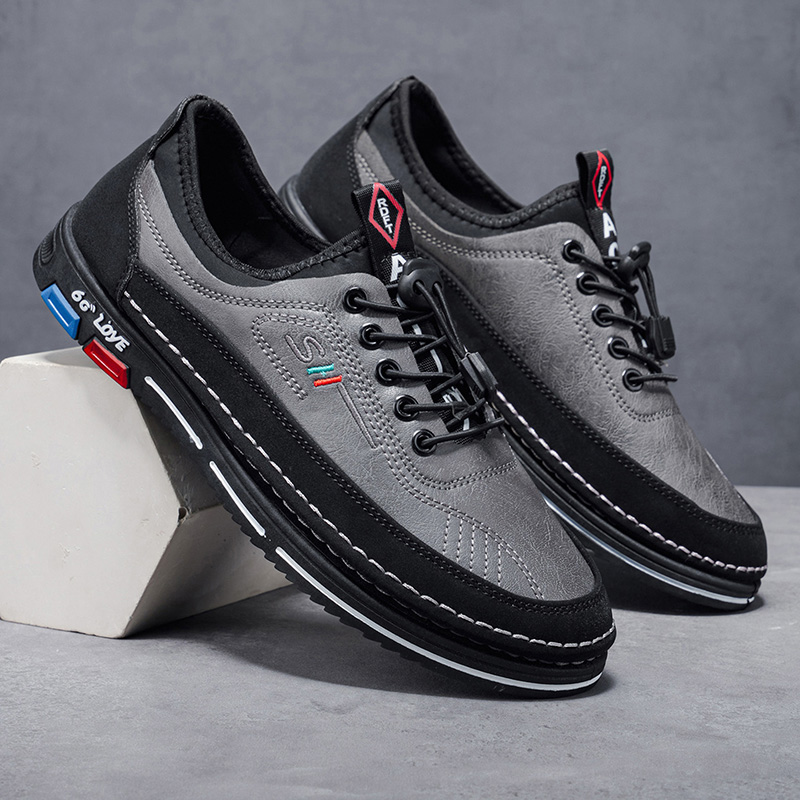 ヴィンテージメンズフォーマルシューズ、快適な布地裏地、軽量で - Formal Men Daily Wear Shoes のレビューと価格