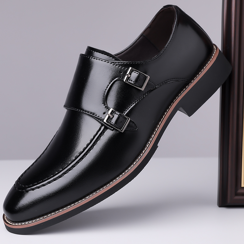 メンズ スリッポン フォーマル レザー ダービーシューズ、快 - Formal Men Daily Wear Shoes のレビューと価格