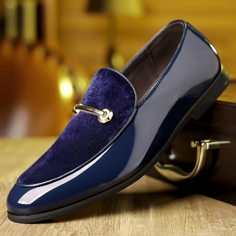 ヨーロッパのメンズ新作シューズ、パテントレザーカジュアルシュ - Men Formal Wear Shoes のレビューと価格