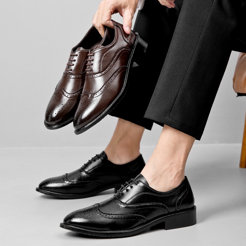フォーマルレザーシューズ クラシックメンズスタイル スリッポ - Men'S Style Formal Wear のレビューと価格