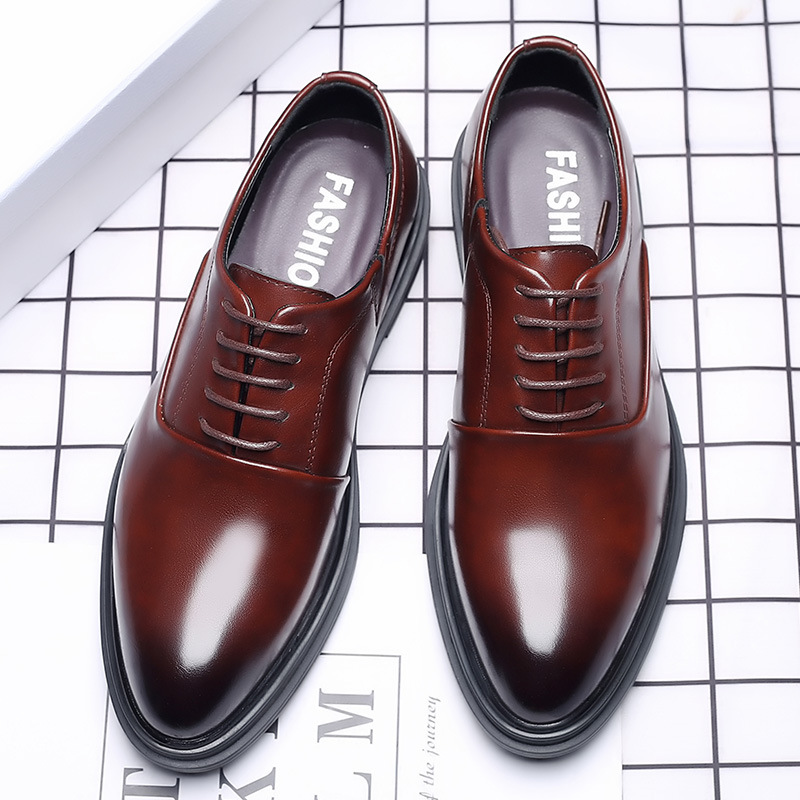 男性ドレスシューズフォーマルオックスフォードクラシックビジネ - Formal Men Daily Wear Shoes のレビューと価格