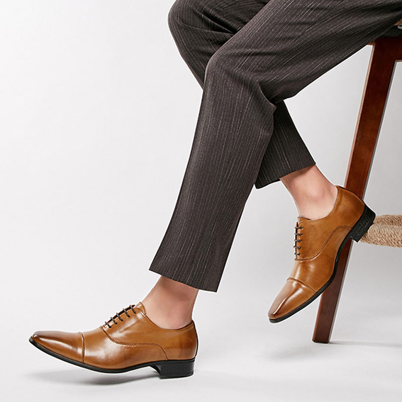 2025年ビジネスニューファッションメンズドレスシューズレザ - Men Formal Wear Shoes のレビューと価格