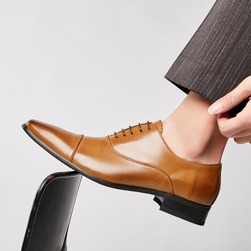 2025年ビジネスニューファッションメンズドレスシューズレザ - Men Formal Wear Shoes のレビューと価格