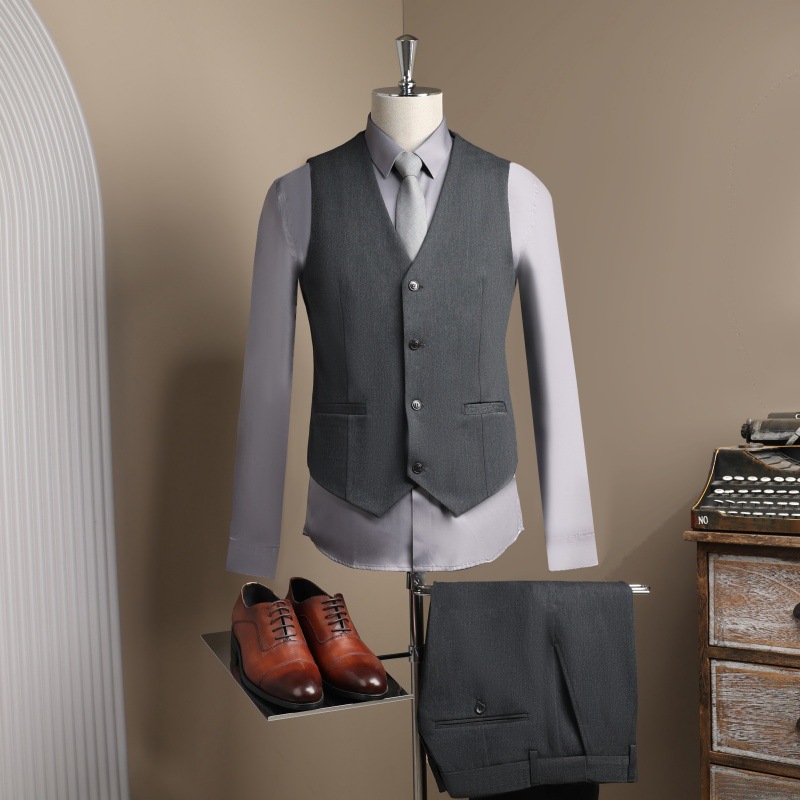 メンズフォーマルウェア秋冬スーツセット、高級西洋パンツスーツ - Men'S Formal Wear Not Suit のレビューと価格