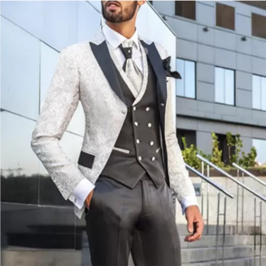 高品質カスタムメイドメンズスーツ ウェディングタキシード 3 - Men'S Formal Wear Not Suit のレビューと価格