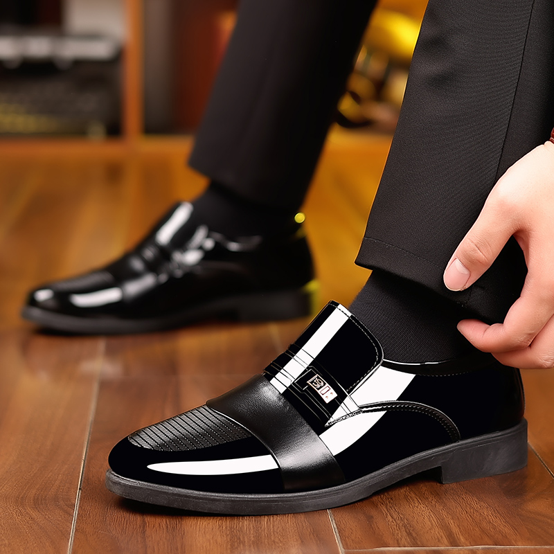メンズフォーマルレザーシューズ、カジュアルビジネス、滑り止め - Men Formal Wear Shoes のレビューと価格