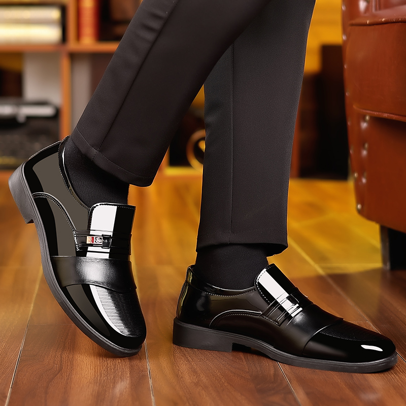 メンズフォーマルレザーシューズ、カジュアルビジネス、滑り止め - Men Formal Wear Shoes のレビューと価格